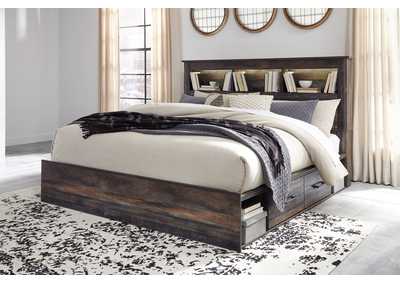 Drystan King Bookcase Bed with 2 Nightstands,Signature Design By Ashley