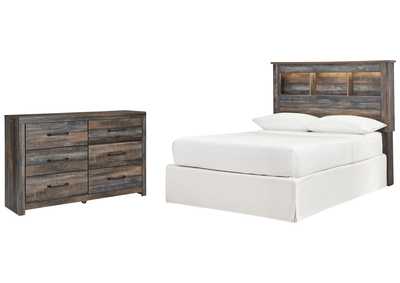 Image for Drystan Full Bookcase Headboard Bed with Dresser