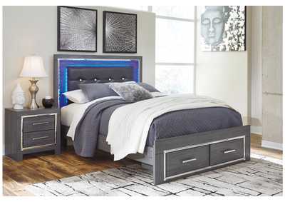 Lodanna Queen Upholstered Panel Bed, Dresser, Mirror and 2 Nightstands,Signature Design By Ashley