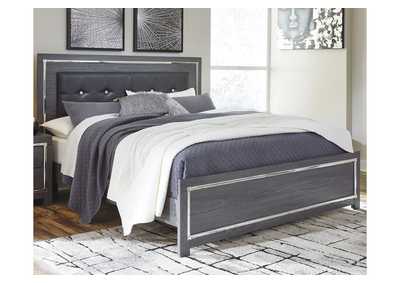 Lodanna King Upholstered Panel Bed, Dresser, Mirror and Nightstand,Signature Design By Ashley
