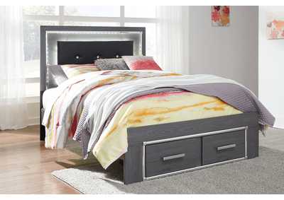 Lodanna Full Panel Bed with 2 Storage Drawers with Dresser,Signature Design By Ashley