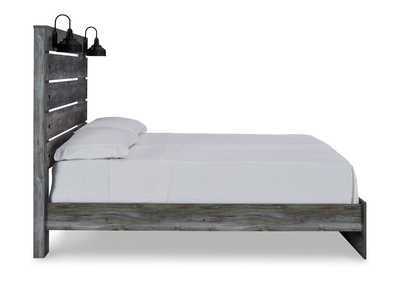 Baystorm King Panel Bed with Mirrored Dresser and Chest,Signature Design By Ashley