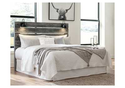 Baystorm King Panel Headboard with Mirrored Dresser,Signature Design By Ashley