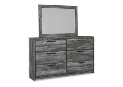 Baystorm Queen Panel Headboard with Mirrored Dresser and 2 Nightstands,Signature Design By Ashley