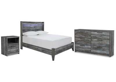 Baystorm King Panel Bed with Dresser and Nightstand,Signature Design By Ashley