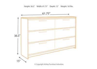 Baystorm Queen Panel Headboard with Dresser,Signature Design By Ashley
