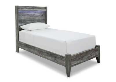 Baystorm Twin Panel Bed with Mirrored Dresser,Signature Design By Ashley