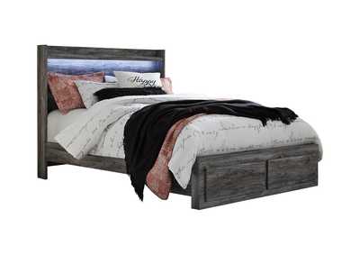 Baystorm Queen Panel Bed with 2 Storage Drawers with Dresser,Signature Design By Ashley