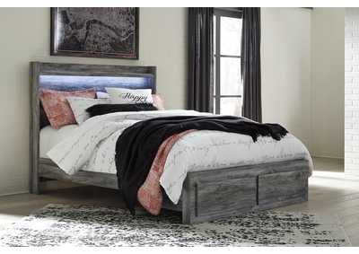 Baystorm Queen Panel Bed with 2 Storage Drawers with Dresser,Signature Design By Ashley