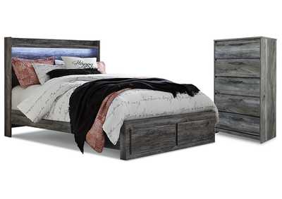 Baystorm King Panel Storage Bed with Chest,Signature Design By Ashley