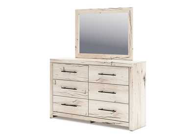 Lawroy Full Panel Bed with Mirrored Dresser,Benchcraft