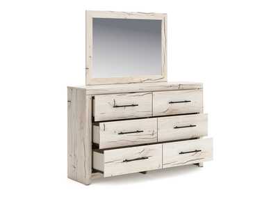 Lawroy Queen Panel Bed with Mirrored Dresser,Signature Design By Ashley