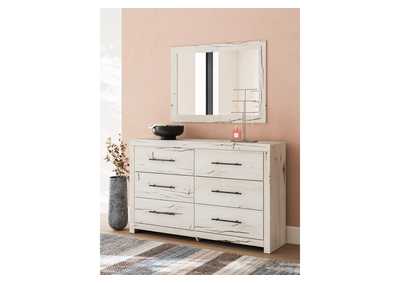 Lawroy Queen Panel Bed with Mirrored Dresser,Signature Design By Ashley