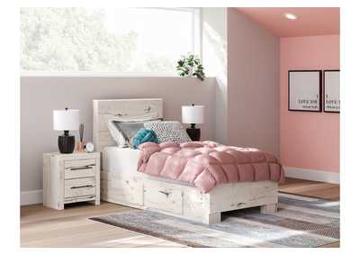 Lawroy Twin Panel Bed with Storage,Signature Design By Ashley