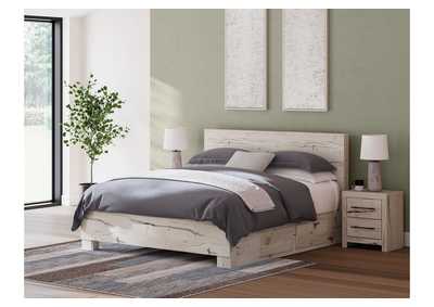 Lawroy King Panel Bed with Storage,Signature Design By Ashley