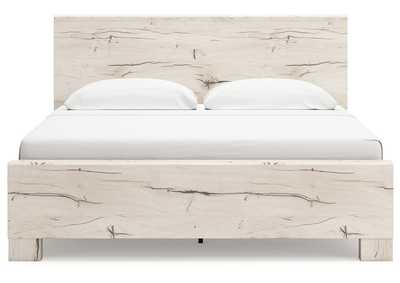 Lawroy King Panel Bed with Mirrored Dresser,Benchcraft