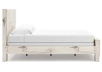 Lawroy King Panel Bed with Mirrored Dresser,Benchcraft