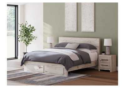 Lawroy King Panel Storage Bed,Signature Design By Ashley