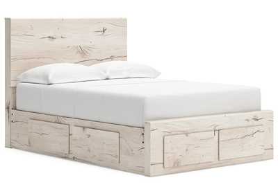 Lawroy Full Panel Storage Bed with Mirrored Dresser,Signature Design By Ashley