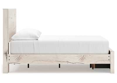 Lawroy Full Panel Storage Bed with Mirrored Dresser,Signature Design By Ashley