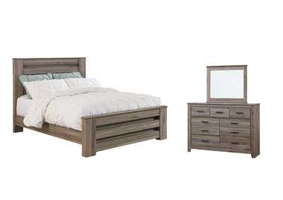 Image for Zelen Queen Panel Bed, Dresser and Mirror