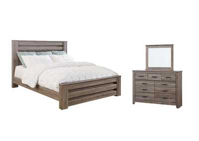 Image for Zelen King Panel Bed, Dresser and Mirror