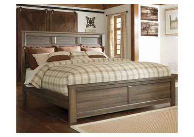 Juararo King Panel Bed with Mirrored Dresser and 2 Nightstands,Signature Design By Ashley