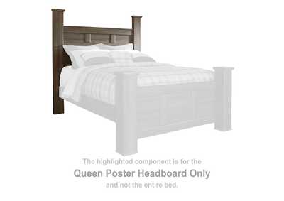Juararo Queen Poster Bed, Dresser and Mirror,Signature Design By Ashley