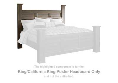 Juararo King Poster Bed, Dresser, Mirror and 2 Nightstands,Signature Design By Ashley