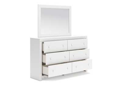 Mollviney Full Panel Storage Bed with Mirrored Dresser, Chest and 2 Nightstands,Signature Design By Ashley