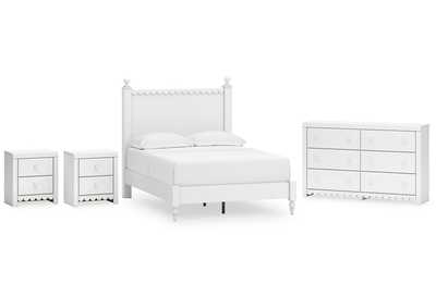 Mollviney Full Panel Bed with Dresser and 2 Nightstands,Signature Design By Ashley