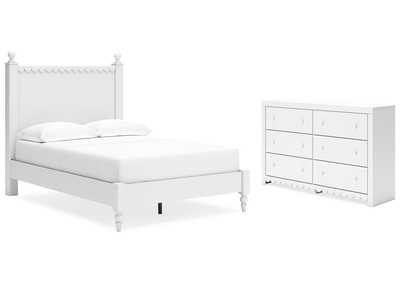 Mollviney Full Panel Bed with Dresser,Signature Design By Ashley