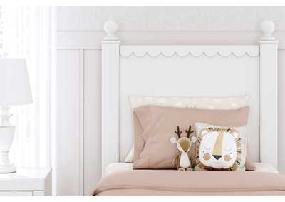 Mollviney Twin Panel Headboard with Mirrored Dresser and Chest,Signature Design By Ashley