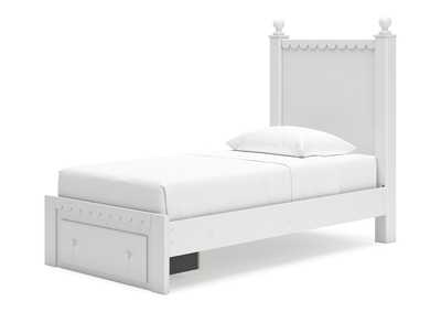 Mollviney Twin Panel Storage Bed with Dresser and 2 Nightstands,Signature Design By Ashley