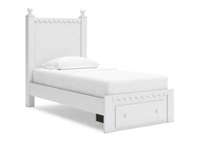 Mollviney Twin Panel Storage Bed with Dresser and 2 Nightstands,Signature Design By Ashley