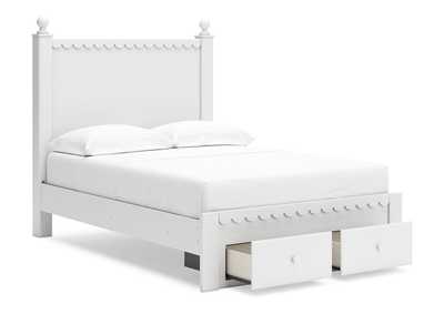 Mollviney Full Panel Storage Bed with 2 Nightstands,Signature Design By Ashley