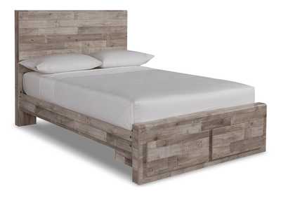 Image for Effie Full Panel Bed with 2 Storage Drawers