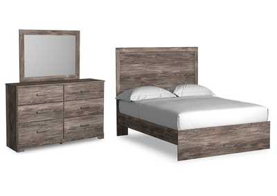 Ralinksi Full Panel Bed with Mirrored Dresser,Signature Design By Ashley