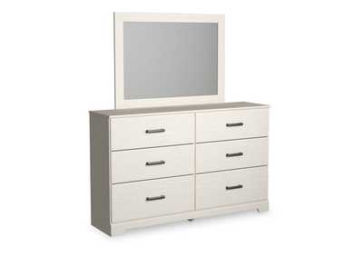 Stelsie Twin Panel Bed with Mirrored Dresser and Nightstand,Signature Design By Ashley