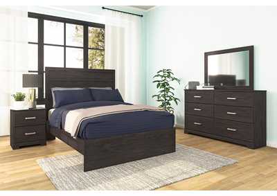 Belachime Full Panel Bed with 2 Nightstands,Signature Design By Ashley