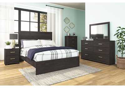 Belachime Queen Panel Bed with Mirrored Dresser and 2 Nightstands,Signature Design By Ashley