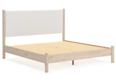 Cadmori King Upholstered Panel Bed,Signature Design By Ashley