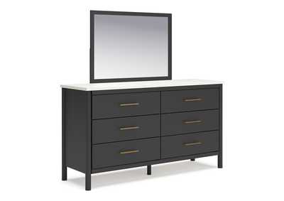 Cadmori Queen Upholstered Panel Bed with Mirrored Dresser, Chest and Nightstand,Signature Design By Ashley