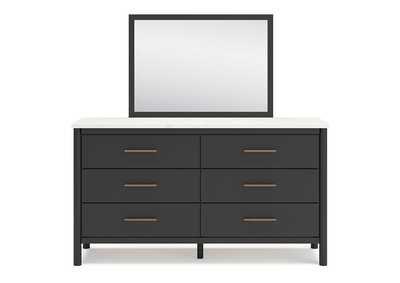 Cadmori King Upholstered Panel Bed with Mirrored Dresser, Chest and 2 Nightstands,Signature Design By Ashley