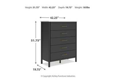 Cadmori King Upholstered Panel Bed with Mirrored Dresser, Chest and Nightstand,Signature Design By Ashley