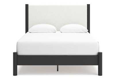 Cadmori Queen Upholstered Panel Bed with 2 Nightstands,Signature Design By Ashley