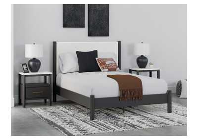 Cadmori Queen Upholstered Panel Bed,Signature Design By Ashley