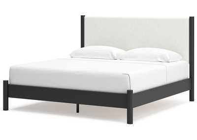 Cadmori King Upholstered Panel Bed with Dresser,Signature Design By Ashley