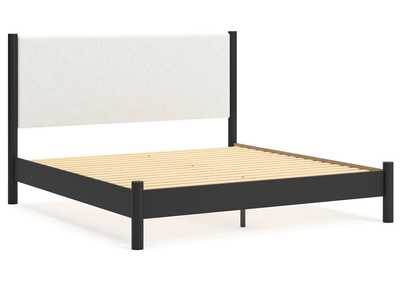 Cadmori King Upholstered Panel Bed with Dresser,Signature Design By Ashley