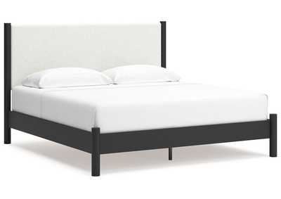 Cadmori King Upholstered Panel Bed with Dresser,Signature Design By Ashley